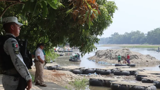 Orillas del río Suchiate, Tapachula, Chiapas (México)