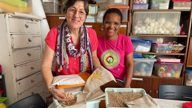 Una de las salas de costura de Micaela