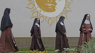 Una grupo de las clarisas de Bautzen