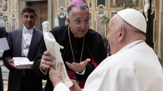 El Papa y Ginés García Beltrán