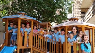 Manos Unidas, con los maristas azules