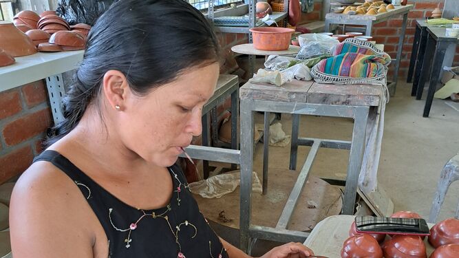Mujer Tejedora