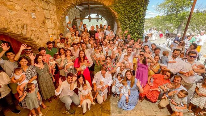 Pérez Pueyo, con las familias