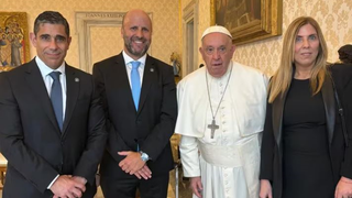 El Papa recibió a autoridades de la Cámara Federal de Casación Penal