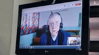 El cura Grassi, durante la apelación