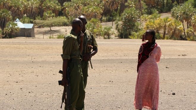 Soldados en África