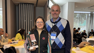 Gina Paola Romero y Cristiano Morsolin