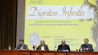 Panel sobre Dignitas Infinita en la Católica de Chile