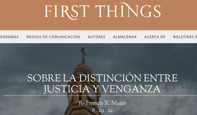 First Things