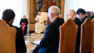 El Papa, con la Urbaniana