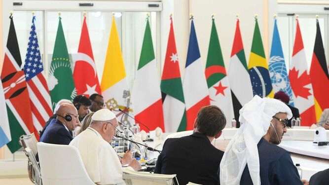 Participación del Santo Padre en la sesión conjunta del G7 sobre inteligencia artificial