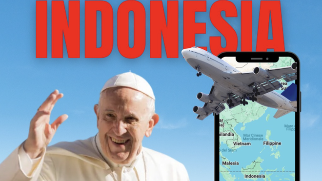 Primera etapa del viaje papal: Indonesia