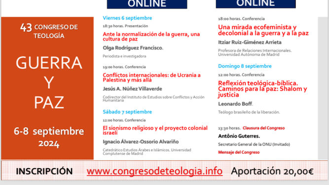 Programa del Congreso de Teologia