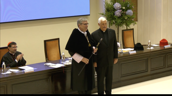 Arturo Sosa, Antonio Allende y el cardenal Cobo