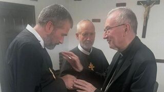 Parolin saluda a los redentoristas ucranianos liberados