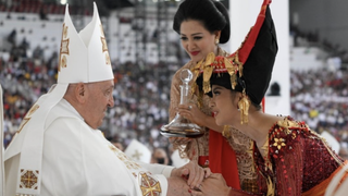 Francisco, durante la misa de hoy