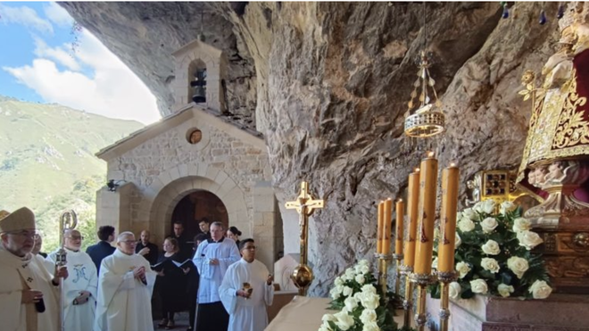 Sanz en Covadonga