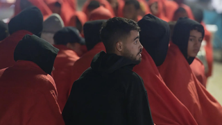 Migrantes llegados a través de la ruta Canaria, una de  las más mortíferas