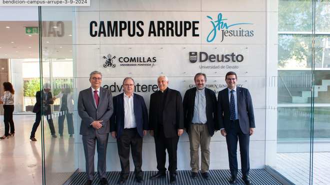 Bendición del 'Campus Arrupe' en Madrid