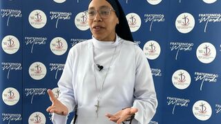 Hna. Aldaleny Correa: "El día que no voy a la Eucaristía tengo anemia espiritual"