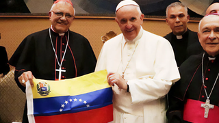 Francisco y el cardenal Baltazar Porras