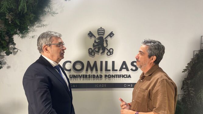 Conversación entre RD y el nuevo rector de Comillas, Antonio Allende, sj