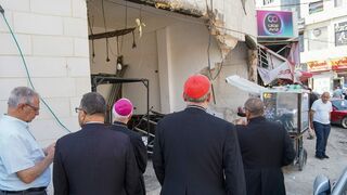 Cardenal Pizzaballa visita Yenín, Cisjordania