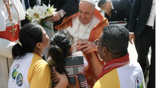 El Papa, con los jóvenes de Timor Oriental