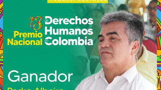 El Padre Albeiro Parra, entre los ganadores del Premio Nacional de Derechos Humanos