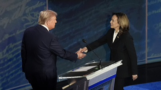 Debate entre Harris y Trump, en el cual, según algunos pastores, la demócrata "embrujó" al republicano