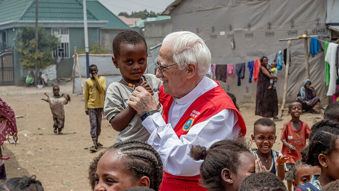 El padre Ángel, en Etiopía
