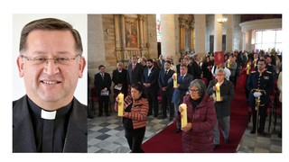 Arzobispo René Rebolledo y te deum de La Serena