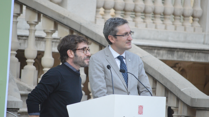 Los responsables de la exposición