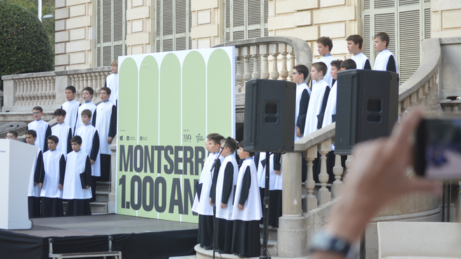 Mil años de Montserrat, en Barcelona