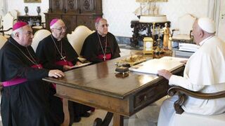 Audiencia de Francisco con los obispos católicos de Cuba