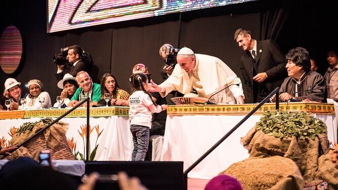 Encuentro del Papa con los Movimientos Populares en Santa Cruz de la Sierra, Bolivia
