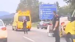 Imágenes del accidente