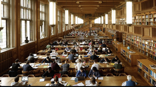 Biblioteca en la Universidad de Lovaina