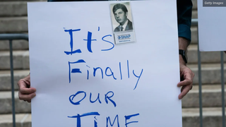 Cartel de uno de los supervivientes