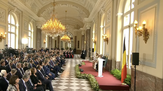 Discurso del Papa a las autoridades de Bélgica