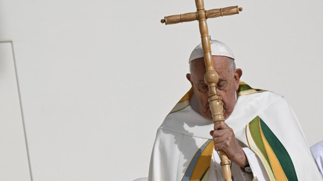 Papa, en Bruselas
