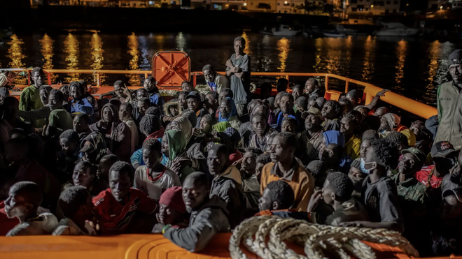 Migrantes en El Hierro