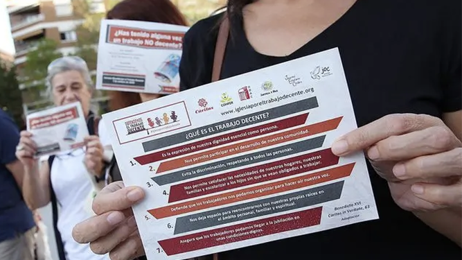 Concentración por el trabajo decente