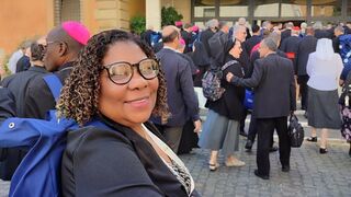 Sonia Gomes de Oliveira en el Sínodo