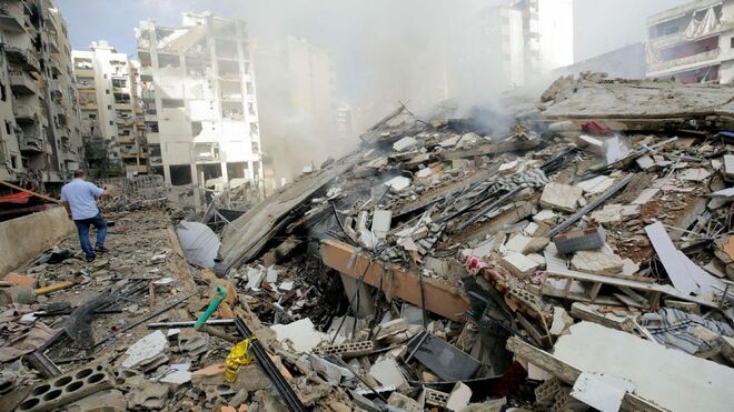 Beirut, tras los bombardeos israelíes