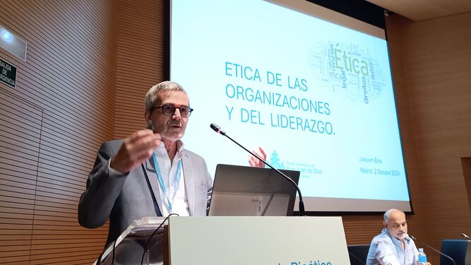 Joaquim Erra I Congreso Bioética San Juan de Dios