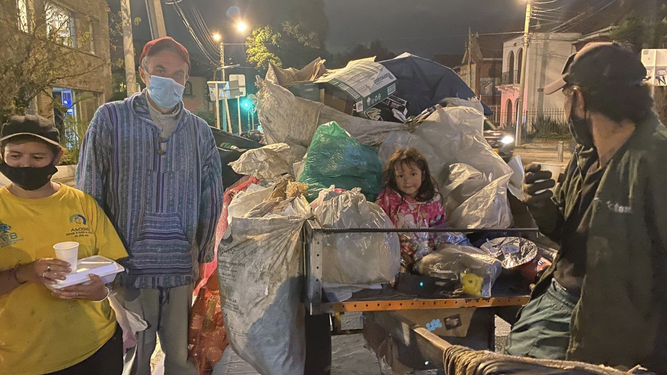 Recicladores en Bogotá