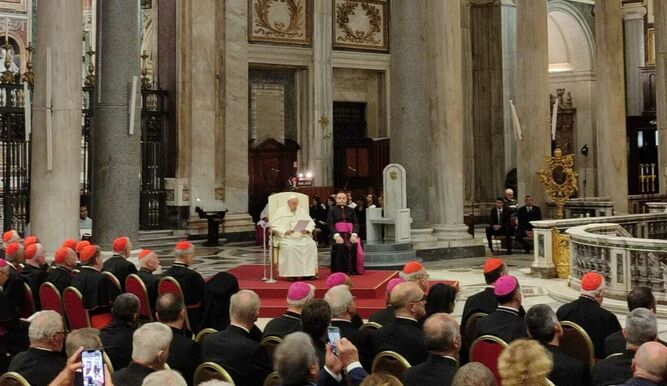 El Papa, en Santa María la Mayor