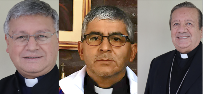 De izquierda a derecha, Heras, Barrionuevo y Montesdeocas