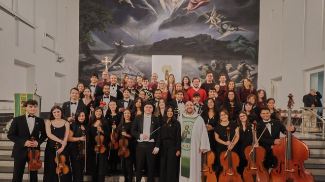 Toño Casado y la orquesta Cruz Diez